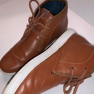Ben Sherman Brown Leather Casual Sneaker/Boot